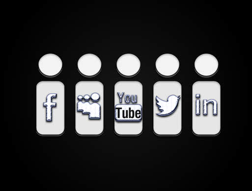 social media social media buttons